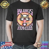 Blues traveler retro art cat vintage classic shirt