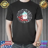 Boho snowman let it snow funny saying shirt