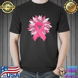 Breast cancer sunflower breast cancer awareness classic shirt