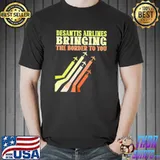 Bringing the border to you desantis airlines us flag shirt