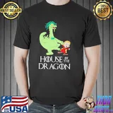 Cartoon art house of the dragon shirt