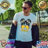 Classy Until Kickoff American Football Messy Bun Game Day Vibes T-Shirt
