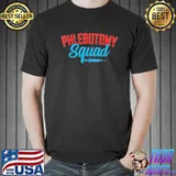 Cool phlebotomy squad with syringe phlebotomist classic shirt