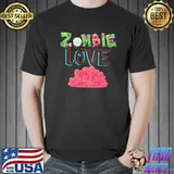 Creepy zombies love brains halloween classic shirt