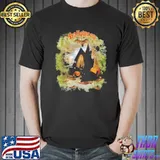 Cute cat halloween cat happy halloween thanksgiving classic shirt