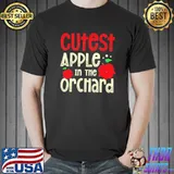 Cutest apple in the orchard fruit lover apple eater classic shirt