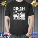 Dd 214 us air force alumnI military veteran retirement air force veteran shirt