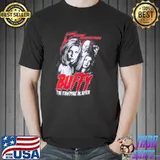 Demons buffy darkness and dangerous women the vampire slayer bayanlar buffy vintage classic shirt
