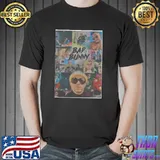 Design bad bunny collage retro illustration classic shirt