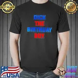 Dick the birthday boy blue and orange shirt