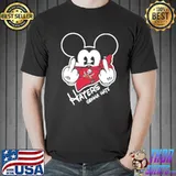 Disney mickey mouse gift for NFL fan tampa bay buccaneers haters gonna hateclassuc shirt