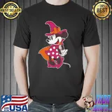 Disney minnie mouse in witch costume halloween trending shirt