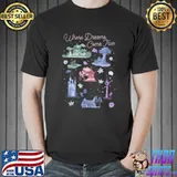 Disney Princess Castles Where Dreams Come True Colors T-Shirt