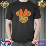 Disney thanksgiving minnie mouse autumn fall leaves classic shirt