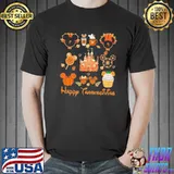 Disney thanksgiving thankful disney vibes shirt