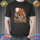 Dj punpkin funny halloween pumpkin head classic shirt