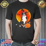 Dog bernese mountain in 2022 halloween trending shirt