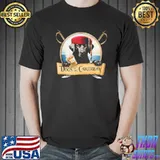 Dogs of the caribbean cute black labrador pirate halloween trending shirt