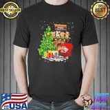 Dogs the fireplace merry christmas dog shirt