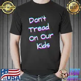 Don't tread on our kids brittany aldean glitch design shirt