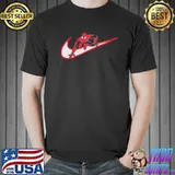 Embroidered spider man nike shirt