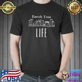 Enrich Your Life National Library Books T-Shirt