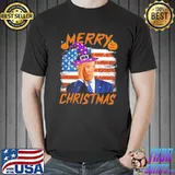Funny Joe Biden happy halloween confused merry christmas Biden halloween classic shirt