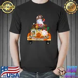 Gnome Leopard Halloween Pumpkin Trick Or Treat Holiday 2022 T-Shirt