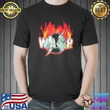 Graphic fire wasp band graphic shirt