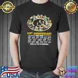 Green Bay Packers 101st anniversary 1919 2020 thank you for the memories signatures classic shirt