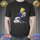 Groot hugging los angeles rams classic shirt