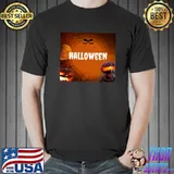 Halloween Monster Pumpkin Bats Dragon T-Shirt
