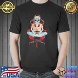 Halloween skeleton gamer video gaming boys men kidsns shirt
