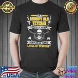Halloween veteran grumpy old level of stupid shirt