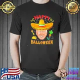 Happy halloween Joe Biden halloween funny Joe Biden confused classic shirt