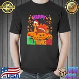 Happy halloween thanksgiving christmas holidays classic shirt