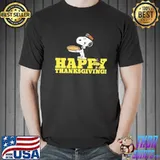 Happy thanksgiving Peanuts thanksgiving Snoopy shirt