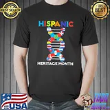 Hispanic heritage month DNA flags latino shirt