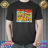 Hispanic heritage month latino countries flag retro groovy classic shirt