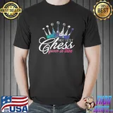 Hottest Chess Queen In Town Amusing Queens Of Cheerful Chess Crown T-Shirt