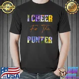 I Cheer For The Punter For Football Lover Flowers T-Shirt
