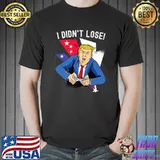 I Didn't Lose! Funny Anti-Trump Gamer Sore Loser Gaming 2022 Premium T-Shirt