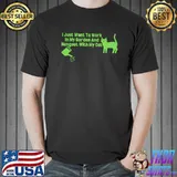 I Just Want To Work In My Garden And Hangout With My Cats T-Shirt