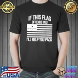 If this usa goth girls flag offends you I'll help you pack shirt