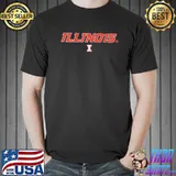 Illinois fighting illinI wordmark classic shirt