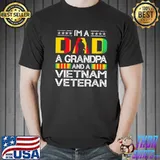 I'm a dad a grandpa and a vn dad grandpa veteran classic shirt