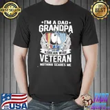 I'm a dad grandpa halloween veteran shirt