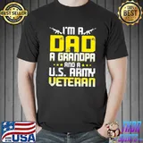 I'm a dad grandpa veteran father dad grandpa veteran classic shirt
