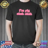 I'm pig oink oink bts quote jin kim seokjin classic shirt