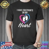 Infant loss foot pregnancy baby miscarriage classic shirt